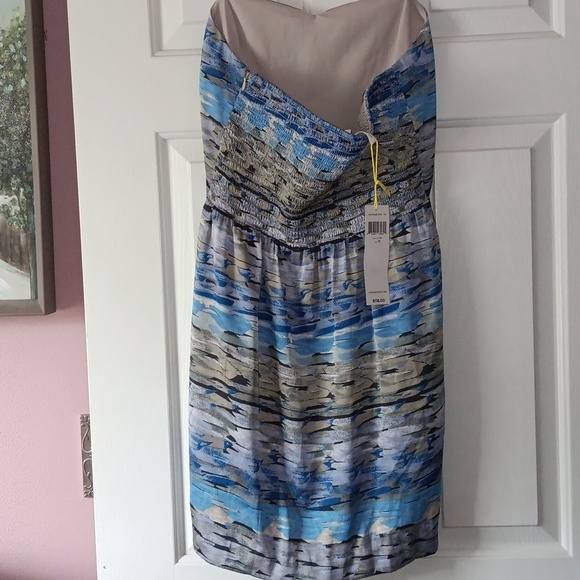 BCB Generation Sleeveless Mini Lake Sundress NWT M &  Matching Kyanite Earrings - Picture 2 of 7